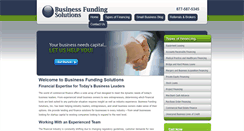 Desktop Screenshot of businessfundingsolutionsinc.com