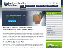 Tablet Screenshot of businessfundingsolutionsinc.com